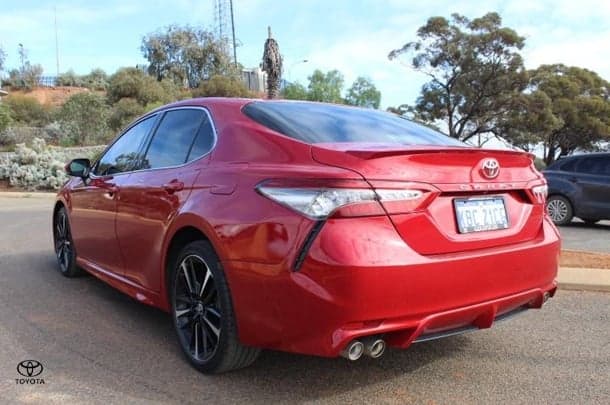 2018 Toyota Camry SX in Red