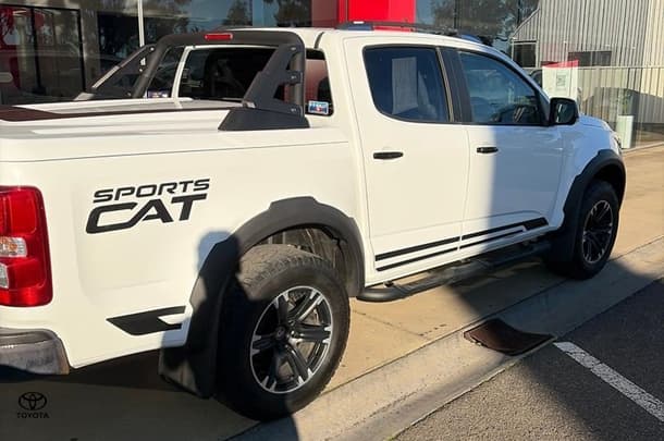 2018 Holden Colorado Storm in White