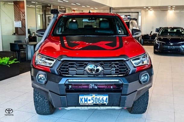 2021 Toyota Hilux Rugged X in Red