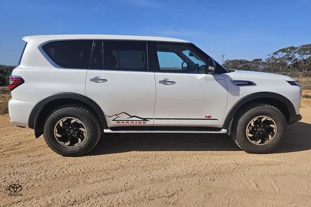2024 Nissan Patrol Ti in Moonstone White