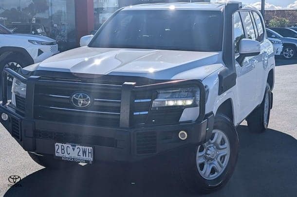 2024 Toyota Landcruiser GX in White