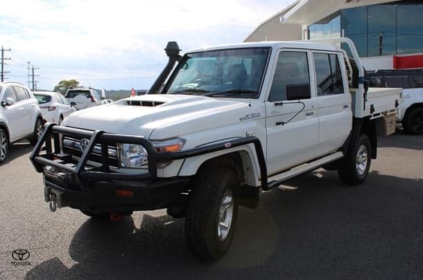 2021 Toyota Landcruiser GXL in White