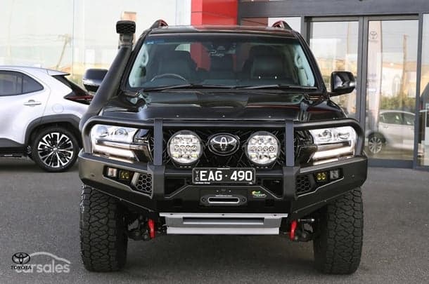 2021 Toyota Landcruiser Sahara in Black