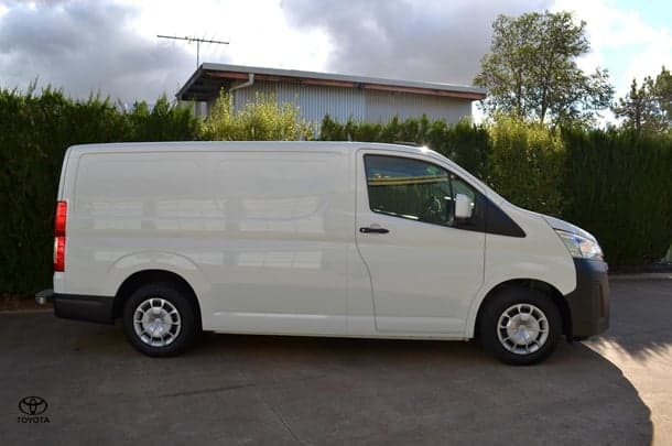 2021 Toyota Hiace LWB in White