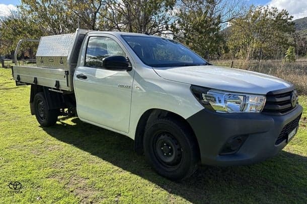 2019 Toyota Hilux Workmate in White