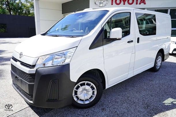 2021 Toyota Hiace LWB in White