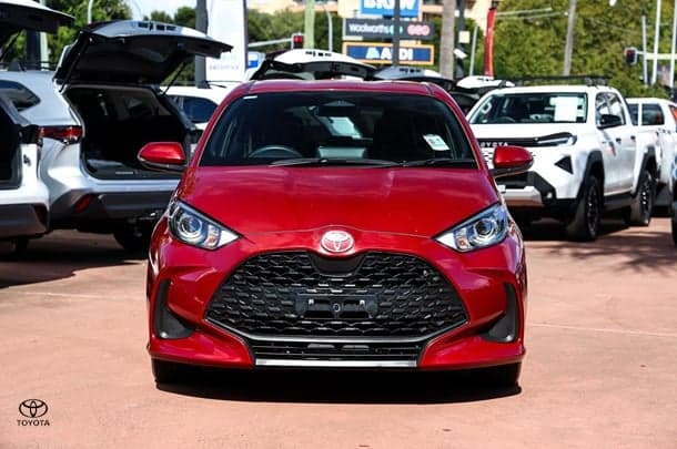2024 Toyota Yaris Ascent Sport in Red