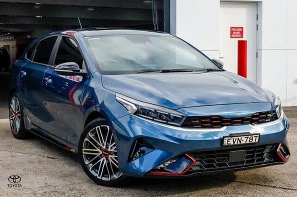 2022 Kia Cerato GT in Blue