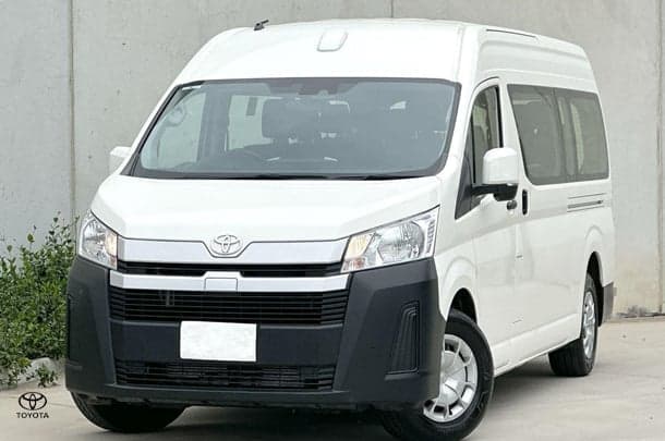 2023 Toyota Hiace SLWB in White