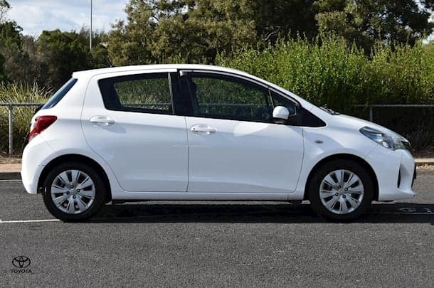 2016 Toyota Yaris Ascent in White