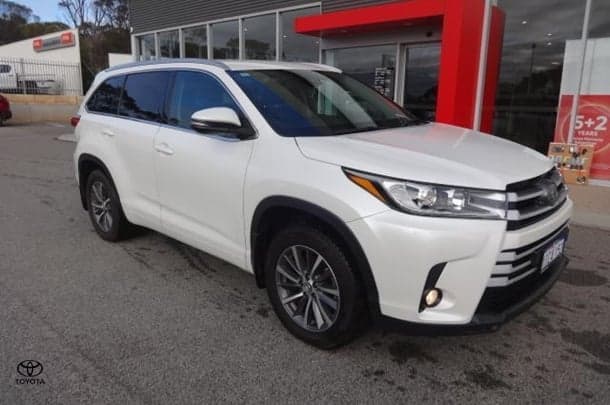 2018 Toyota Kluger GXL AWD in White