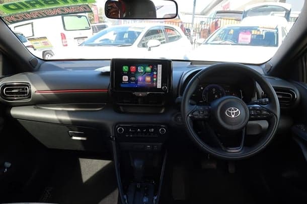 2025 Toyota Yaris ZR Hybrid in Red