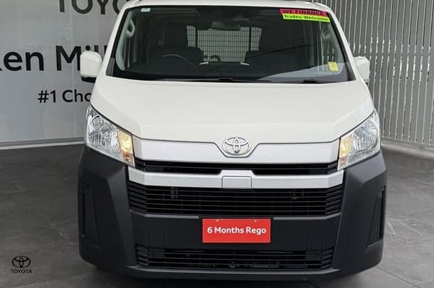 2019 Toyota Hiace LWB in White