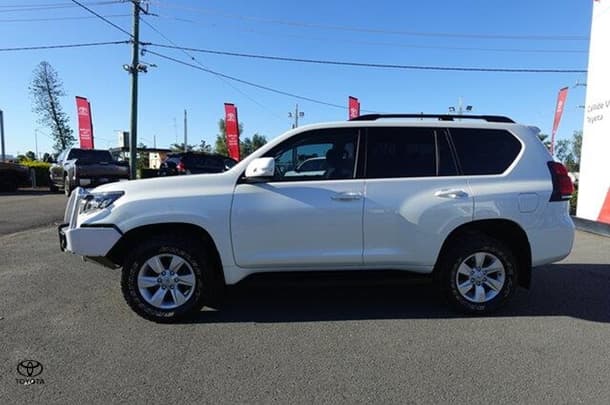 2019 Toyota Landcruiser Prado GXL in White