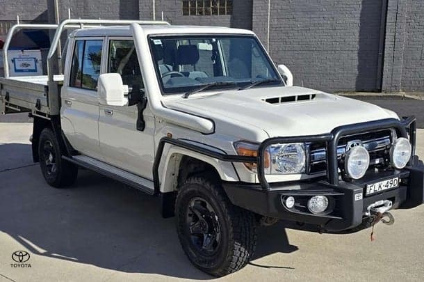 2022 Toyota Landcruiser GXL in White