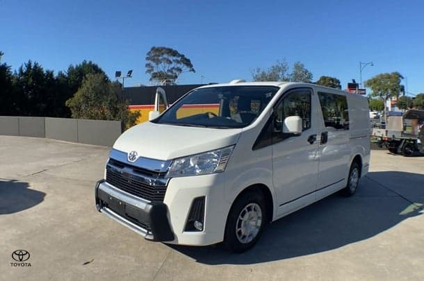 2021 Toyota Hiace LWB in White