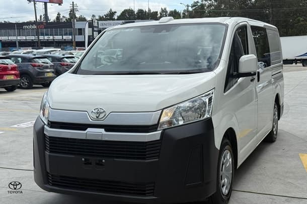 2023 Toyota Hiace LWB in White