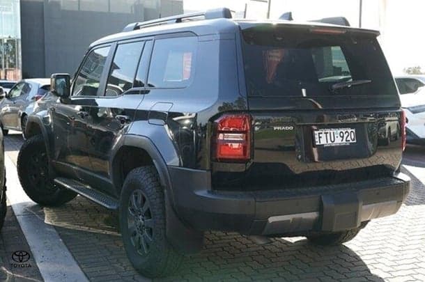 2025 Toyota Landcruiser Prado Altitude in Black