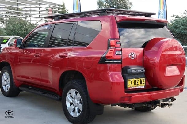 2019 Toyota Landcruiser Prado GXL in Red