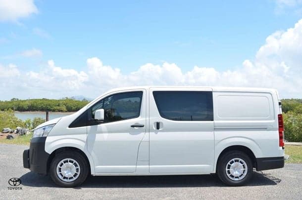 2025 Toyota Hiace LWB in White