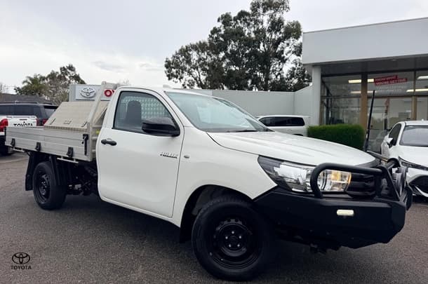2021 Toyota Hilux Workmate in White