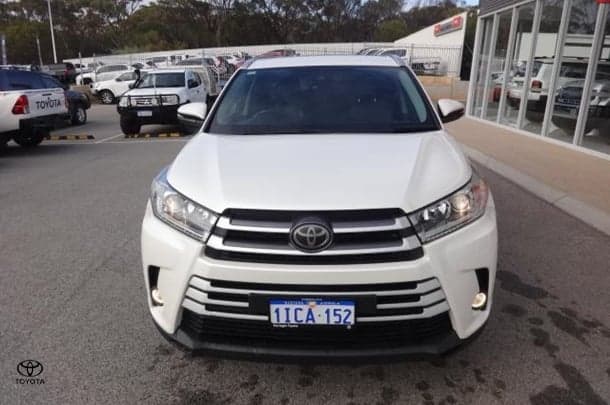 2018 Toyota Kluger GXL AWD in White