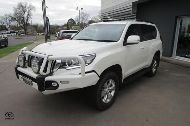 2021 Toyota Landcruiser Prado GXL in White