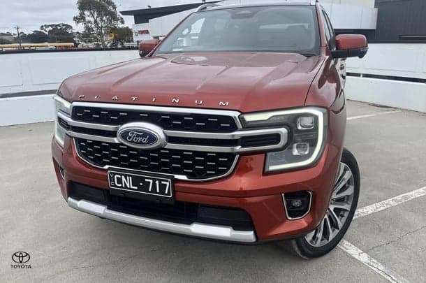 2023 Ford Everest Platinum in Orange