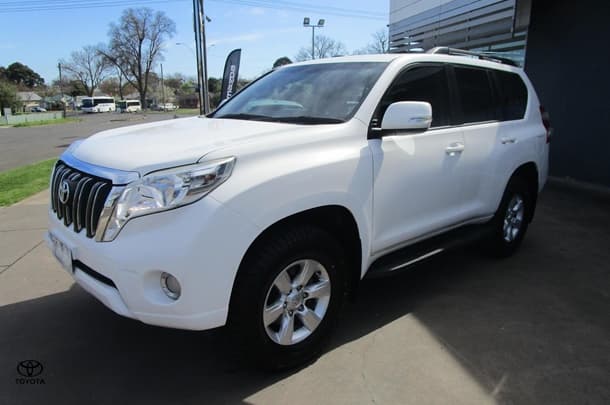 2015 Toyota Landcruiser Prado GXL in White