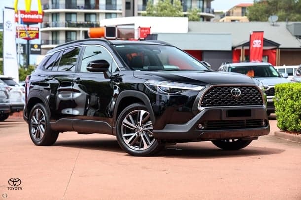 2025 Toyota Corolla Cross Atmos AWD in Black