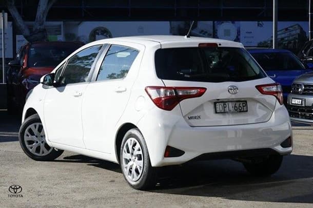 2017 Toyota Yaris Ascent in White