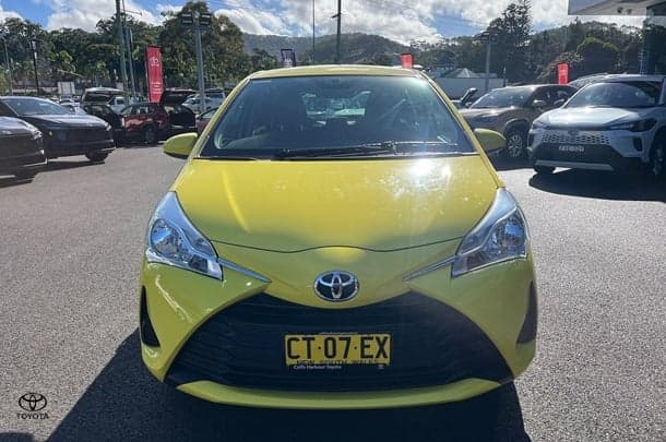 2019 Toyota Yaris Ascent in Yellow