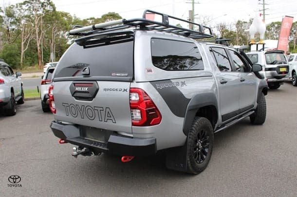 2021 Toyota Hilux Rugged X in Silver