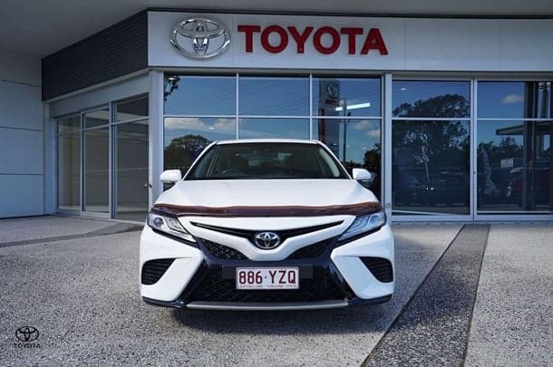 2019 Toyota Camry SX in White