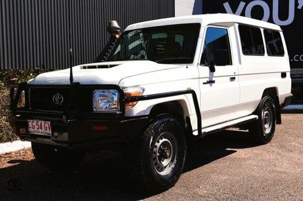 2018 Toyota Landcruiser Workmate Troopcarrier in White