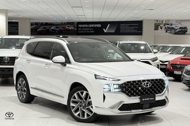 2023 Hyundai Santa Fe Highlander in White