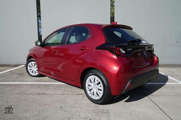 2024 Toyota Yaris Ascent Sport in Red