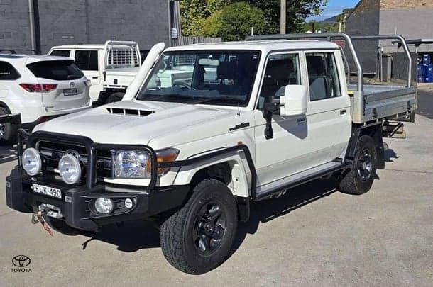 2022 Toyota Landcruiser GXL in White
