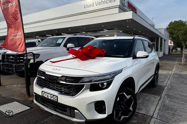 2022 Kia Seltos Sport+ in White
