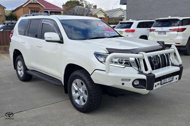 2020 Toyota Landcruiser Prado GXL in White