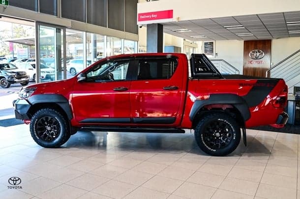 2021 Toyota Hilux Rugged X in Red