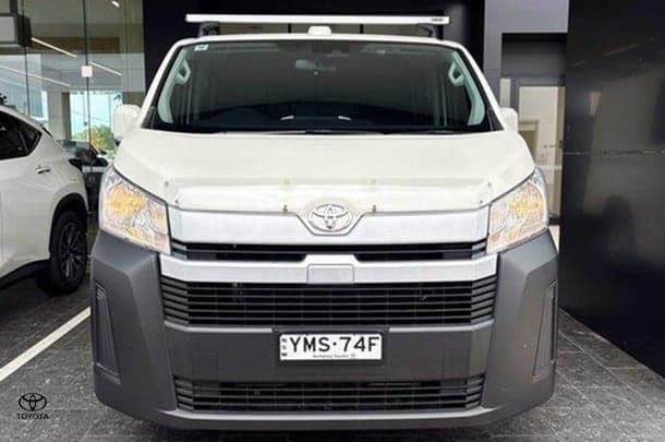 2025 Toyota Hiace LWB in White