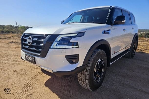 2024 Nissan Patrol Ti in Moonstone White