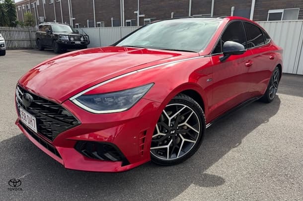 2021 Hyundai Sonata N Line in Red