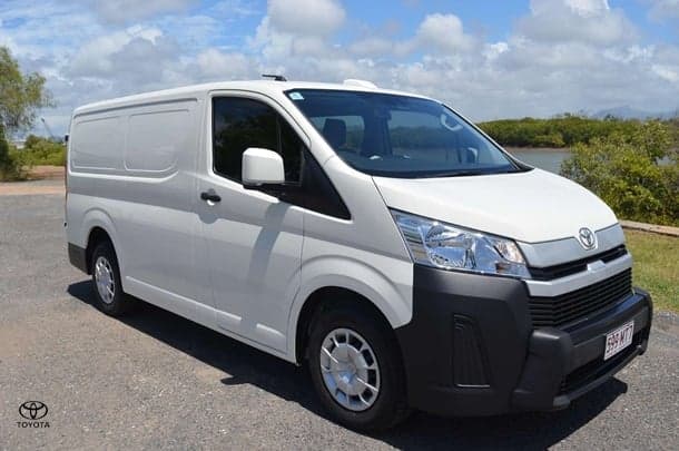 2025 Toyota Hiace LWB in White