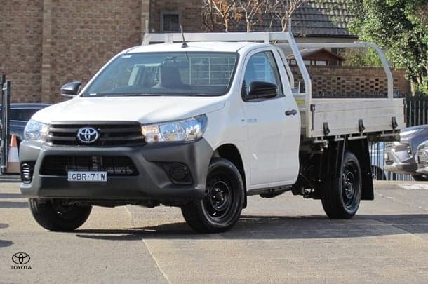 2019 Toyota Hilux Workmate in White
