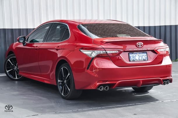 2018 Toyota Camry SX in Red