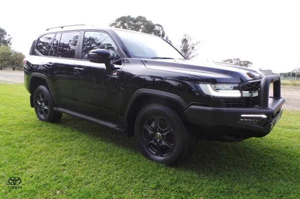 2023 Toyota Landcruiser GR Sport in Black