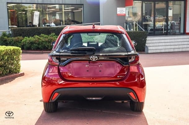 2024 Toyota Yaris Ascent Sport in Red