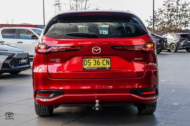 2024 Mazda CX-80 D50e GT in Red